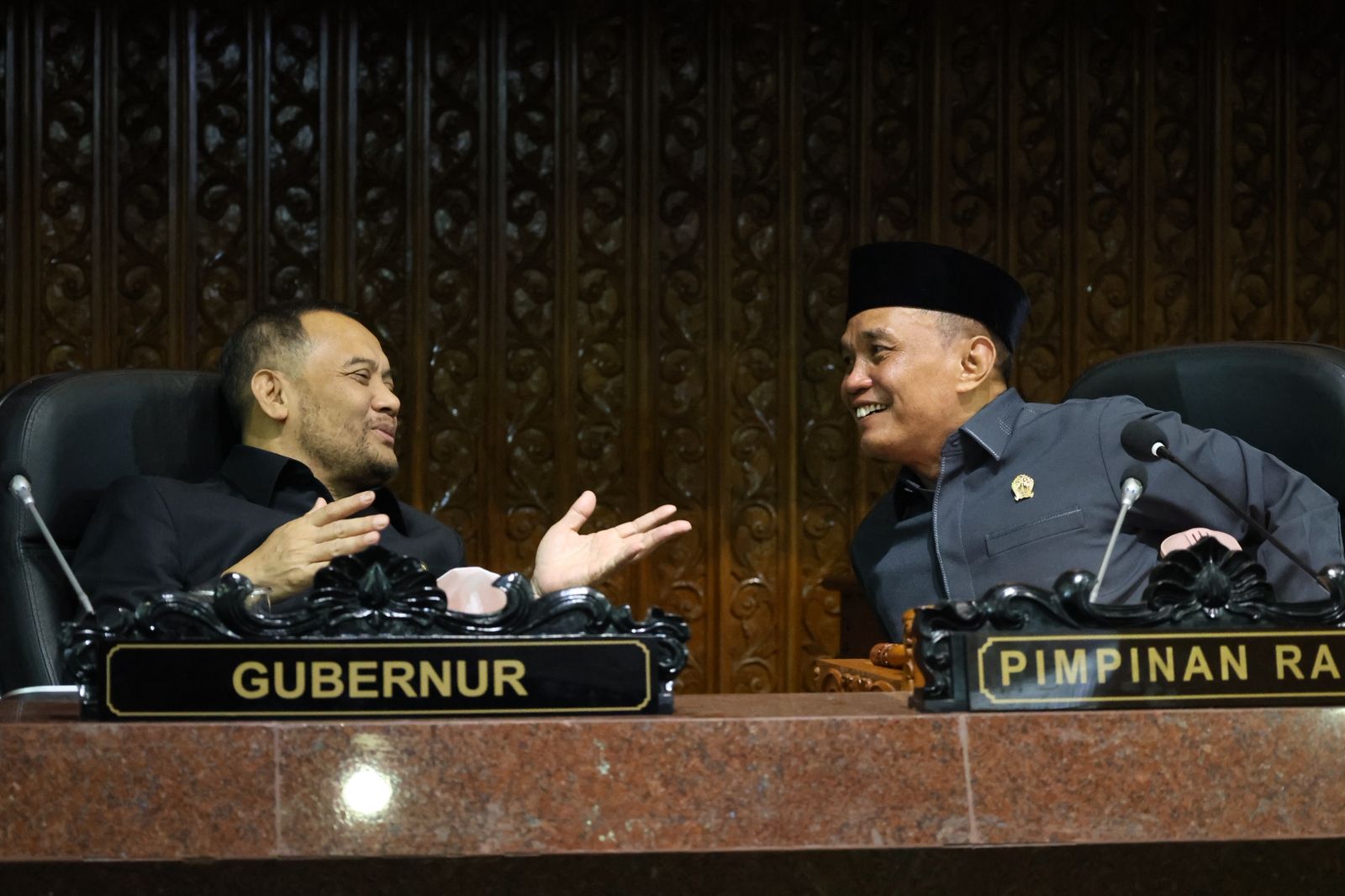 Gubernur Jateng Ahmad Luthfi dan Ketua DPRD Jateng Sumanto (foto: DPRD Jateng)