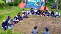 Peserta PWG 2026 mengikuti praktik lapangan di jalur pendakian Gunung Ungaran (foto: Pemprov Jateng)