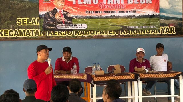 Ketua DPRD Jateng Sumanto mengajak warga Desa Gempolan maksimalkan potensi wilayahnya sebagai sentra penghasil durian