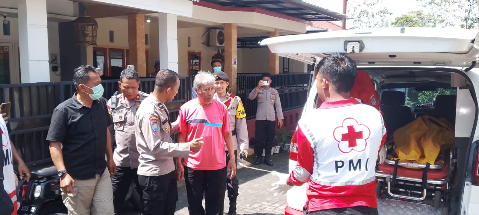 Tim gabungan Polres Salatiga melakukan olah TKP penemuan kerangka manusia (Polres Salatiga)