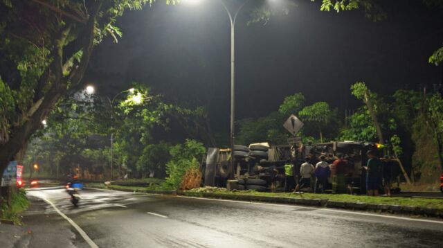 Kecelakaan Silayur Rabu 22 April 2026 (foto: Dishub Kota Semarang)