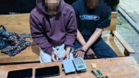 2 tersangka peredaran sabu di Kecamatan Jaten, Karanganyar (foto: Polda Jateng)
