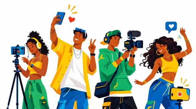 ilustrasi kreator konten (pixabay/ xusenru)