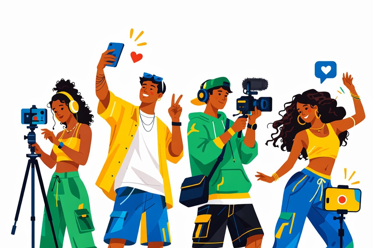 ilustrasi kreator konten (pixabay/ xusenru)