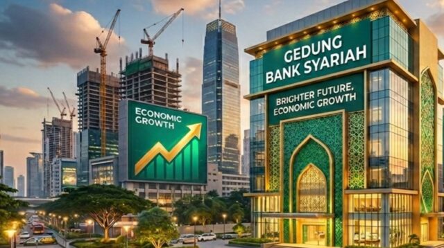 ilustrasi bank syariah (AI Generated/Gemini)