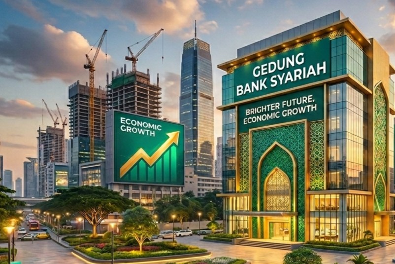 ilustrasi bank syariah (AI Generated/Gemini) ilustrasi bank syariah (AI Generated/Gemini)