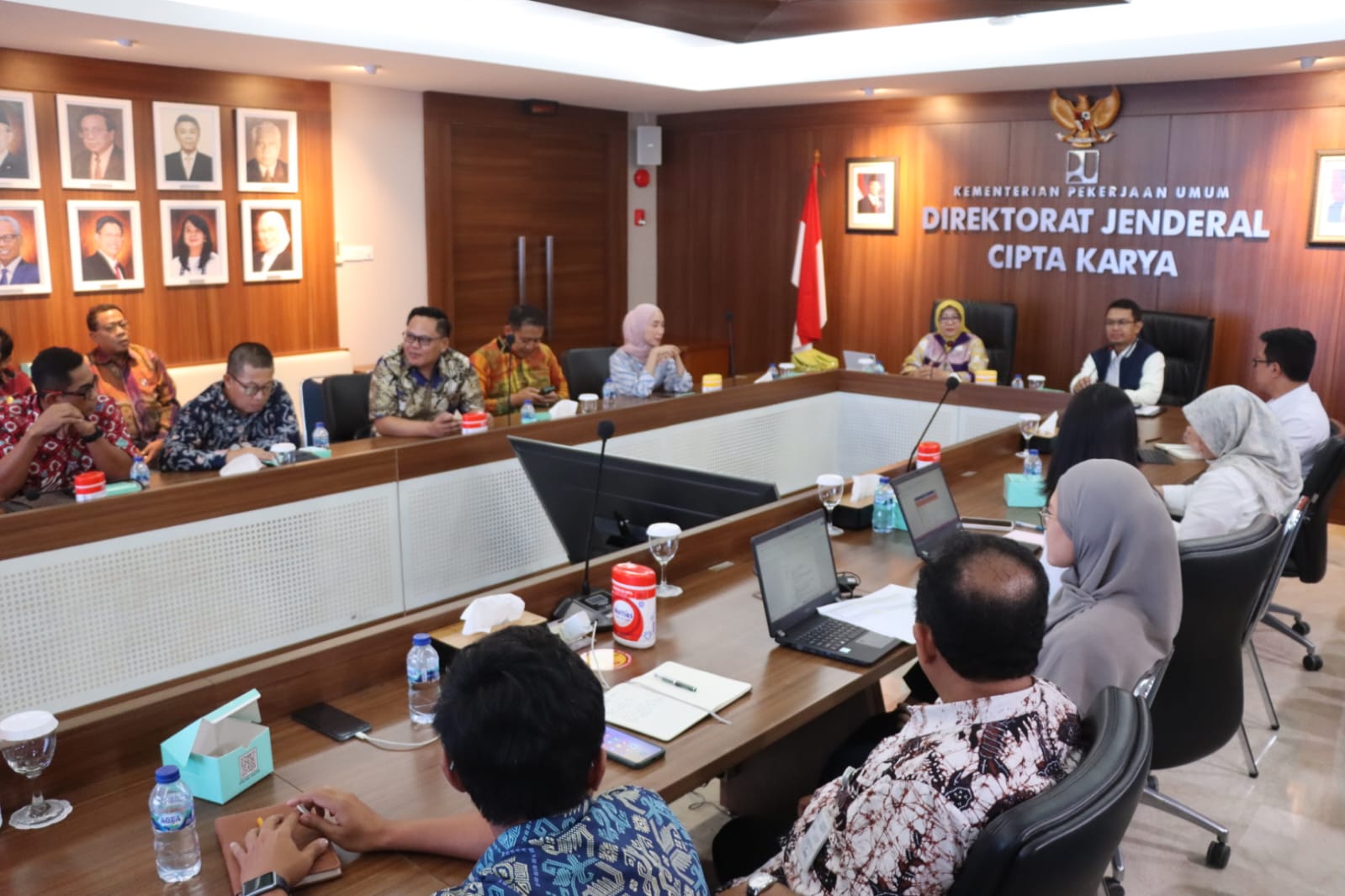 Komisi D DPRD Provinsi Jateng berdiskusi soal TPST Regional Magelang di Kantor Ditjen Cipta Karya Kemen PU, Jakarta, Selasa 28 April 2026 (foto: DPRD Jateng)