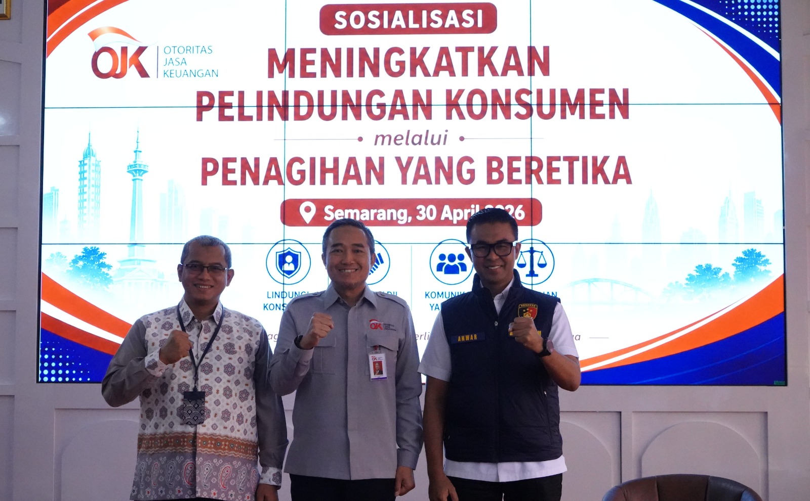 OJK dan Polda Jateng bersinergi menjaga pelindungan konsumen sektor jasa keuangan (foto: OJK Jateng)