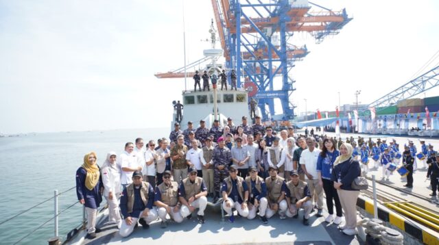 BI Jateng dan Lanal Semarang melepas ERB Karimunjawa Jumat 8 Mei 2026 (foto: Bank Indonesia Jawa Tengah)