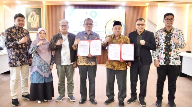 Penandatanganan MoU Unsoed dengan Institut Kesehatan Yarsi Mataram di Purwokerto, Selasa 12 Mei 2026 (foto: Humas Unsoed)