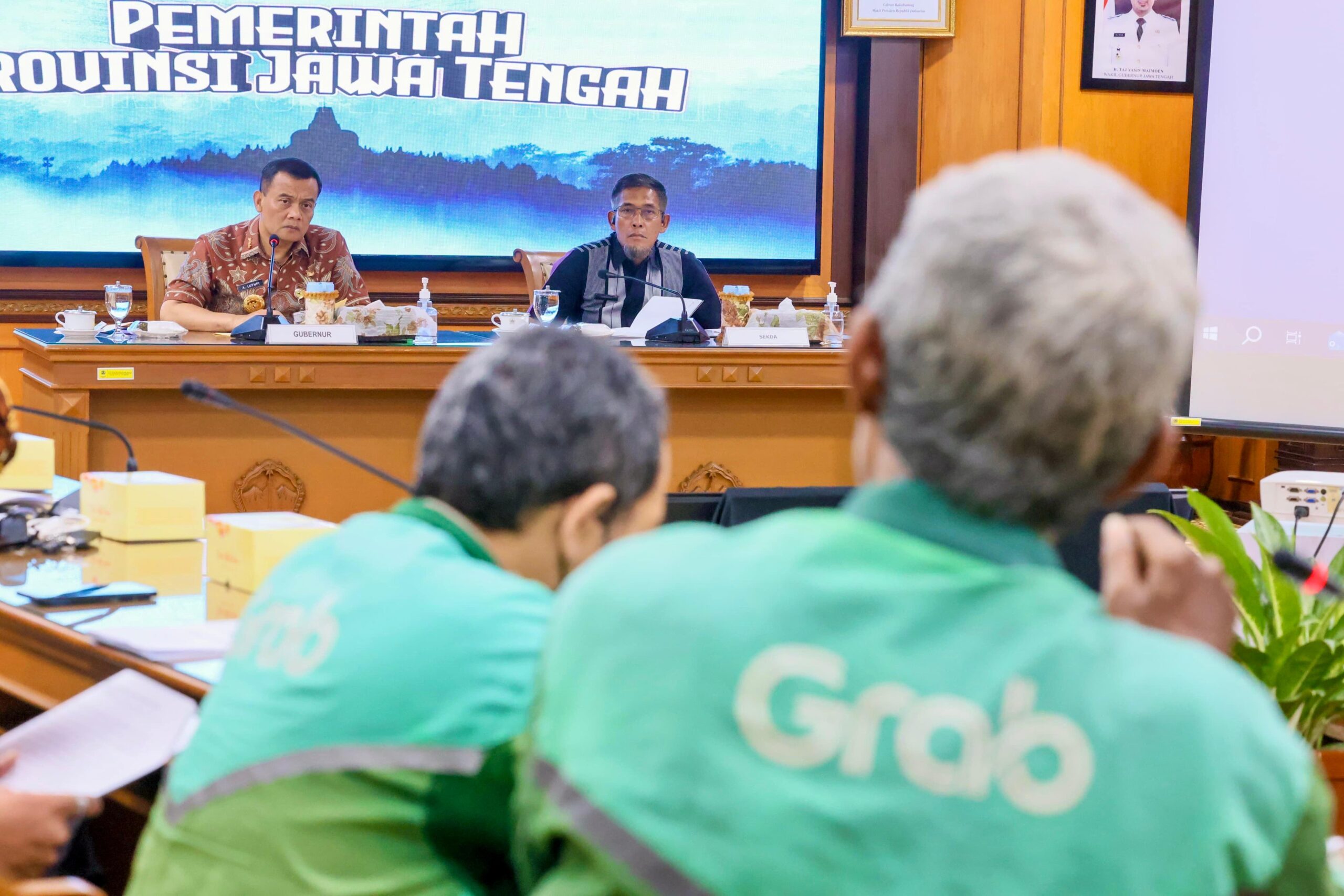 Audiensi driver ojol dan Gubernur Jawa Tengah, Selasa 19 Mei 2026 (foto: Pemprov Jateng) Audiensi driver ojol dan Gubernur Jawa Tengah, Selasa 19 Mei 2026 (foto: Pemprov Jateng)