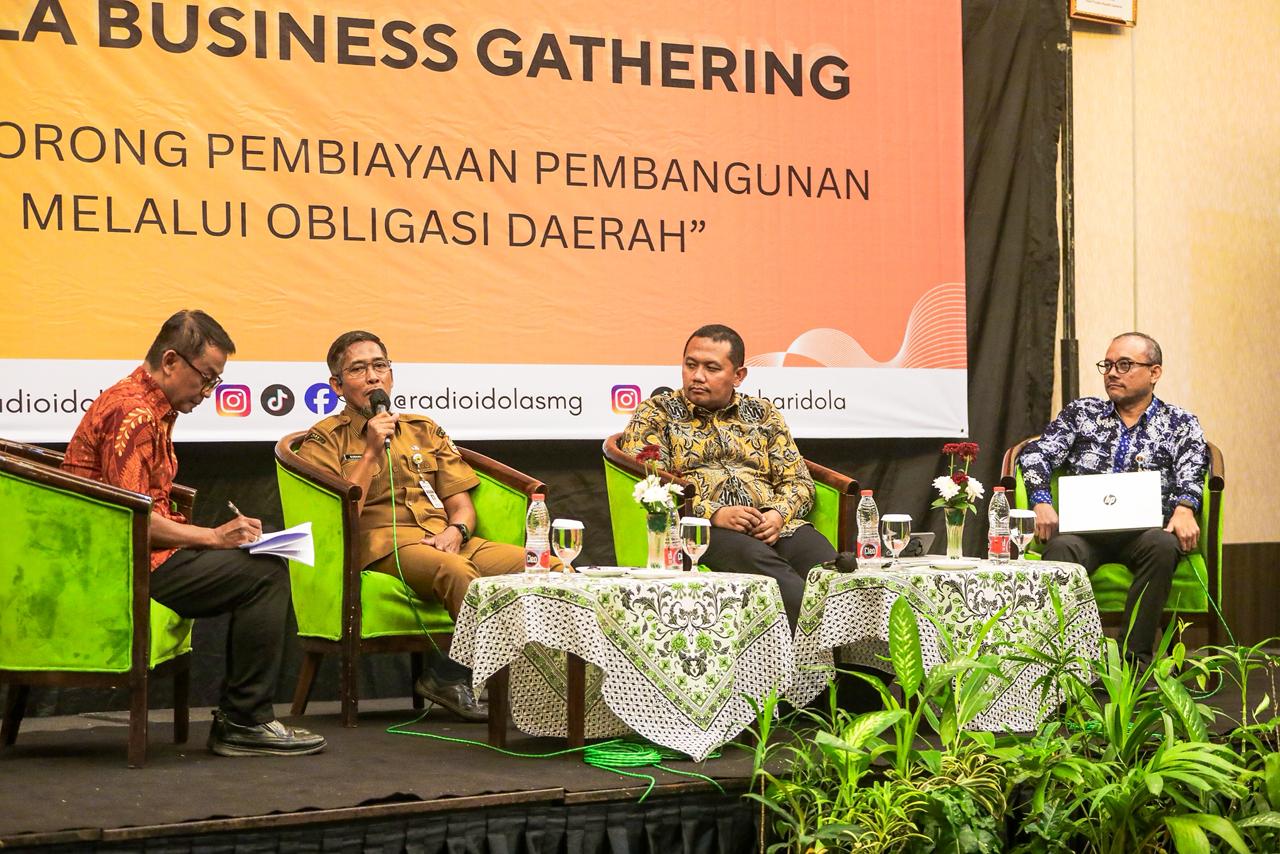Idola Business Gathering bertema “Mendorong Pembiayaan Pembangunan Melalui Obligasi Daerah” di Hotel Grasia, Semarang, 25 Mei 2026 (foto: Pemprov Jateng)