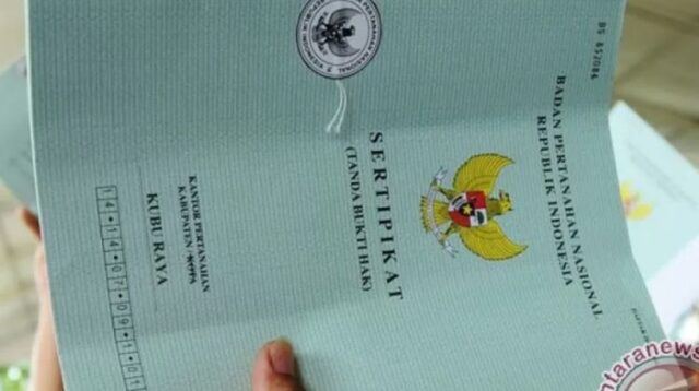 ilustrasi sertifikat tanah (PPID Kota Semarang)
