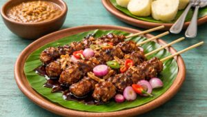 ilustrasi sate (pixabay/tifanitopan)