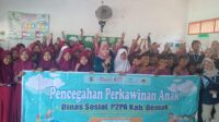 Mahasiswa KKN UIN Walisongo bersama Dinsos P2PA Demak sosialisasi anti bullying di SDN Ngegot, Kamis 4 Juni 2026 (foto: Pemkab Demak)