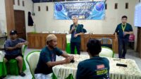 Pertandingan domino di Balai Kegiatan Warga Desa Bangsri (foto: Pemkab Jepara)