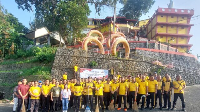 Polsek jajaran melaksanakan bakti religi serentak di berbagai tempat ibadah (foto: Polres Semarang)