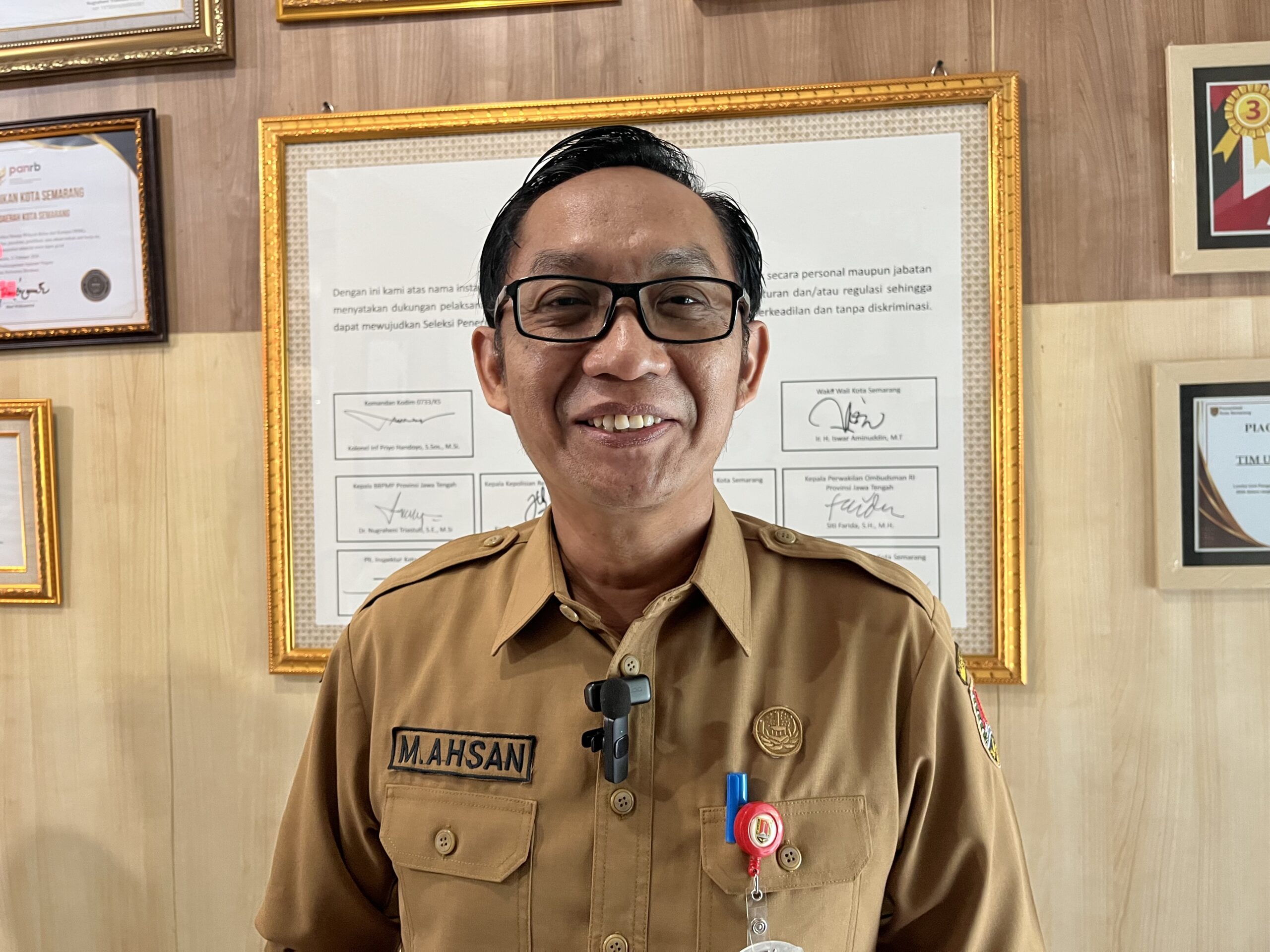 Kepala Dinas Pendidikan Kota Semarang, Muhammad Ahsan (matasemarang.com/ Lia Dina)