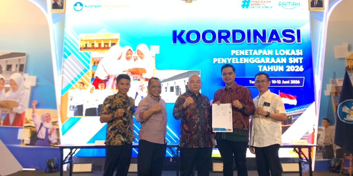 Bupati Jepara Witiarso Utomo saat Forum Koordinasi Penetapan Lokasi SNT 2026 di Tangerang (foto: Pemkab Jepara)