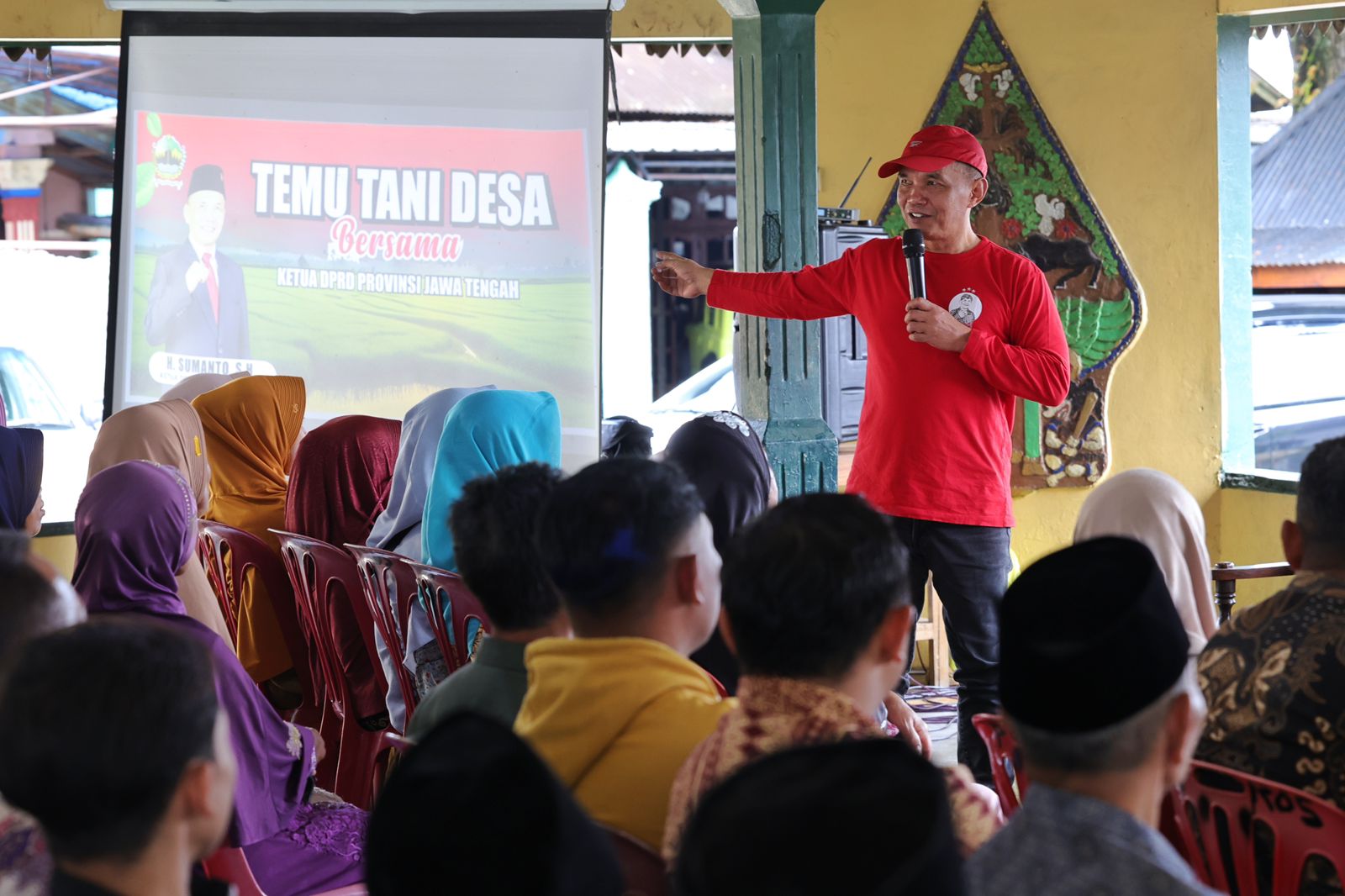 Ketua DPRD Jateng Sumanto dalam acara Temu Tani di Kalisoro (DPRD Jateng)