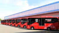 Tampilan bus baru Trans Semarang jenis Touristo yang baru tiba untuk melayani Koridor II (foto: Trans Semarang) Tampilan bus baru Trans Semarang jenis Touristo yang baru tiba untuk melayani Koridor II (foto: Trans Semarang)