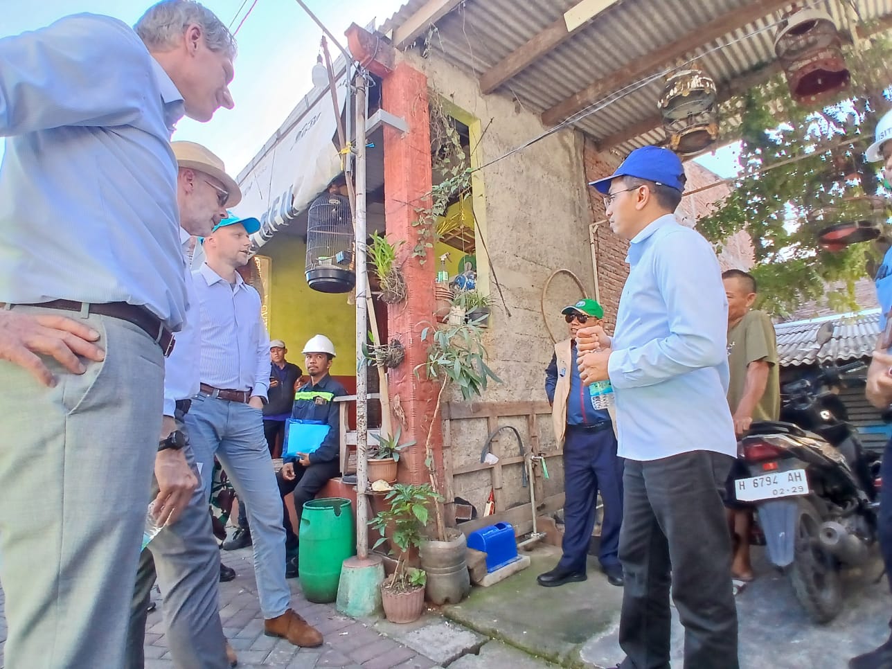 Kunjungan Lapangan PDAM Tirta Moedal Semarang dalam Program WaterWorx. (matasemarang.com/Lia Dina)