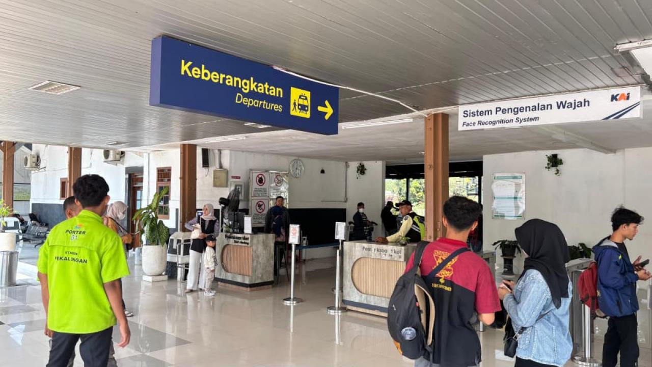 Suasana Stasiun Pekalongan (foto: Pemkot Pekalongan)