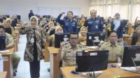 Tes potensi kompetensi PNS Pemkab Semarang berbasis komputer (foto: Pemkab Semarang)