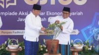 Kepala Perwakilan BI Jateng M Noor Nugroho (kanan) saat Opening Ceremony OASE 2026 di Ponpes Fadhlul Fadhlan Semarang, Selasa 28 Juli 2026 (foto: Bank Indonesia Jateng)