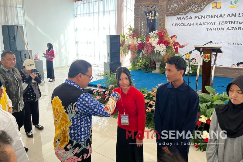 Tahapan MPLS Sekolah Rakyat Terintegrasi Semarang (matasemarang.com/ Lia Dina)