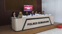 Kasat Reskrim Polres Semarang AKP Bodia Teja Lelana memberikan keterangan terkait ekshumasi kasus kematian tidak wajar (foto: Polres Semarang)