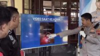 Kapolres Salatiga AKBP Ade Papa Rihi saat konferensi pers kasus tawuran maut di JLS (foto: Polres Salatiga)