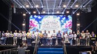 Wagub Jateng Taj Yasin Maimoen menutup Jateng Fair 2026 di panggung utama PRPP Semarang, Minggu 5 Juli 2026 (foto: Pemprov Jateng)