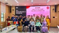 Dua Dosen Bahasa Unnes mengajar di Fuzhou University China (matasemarang.com/Lia Dina)