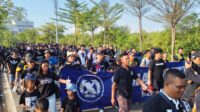 Ratusan suporter Snex mendukung PSIS dalam laga uji coba ke markas Persebaya Surabaya, 19 Juli 2026 (foto: Snex) Ratusan suporter Snex mendukung PSIS dalam laga uji coba ke markas Persebaya Surabaya, 19 Juli 2026 (foto: Snex)