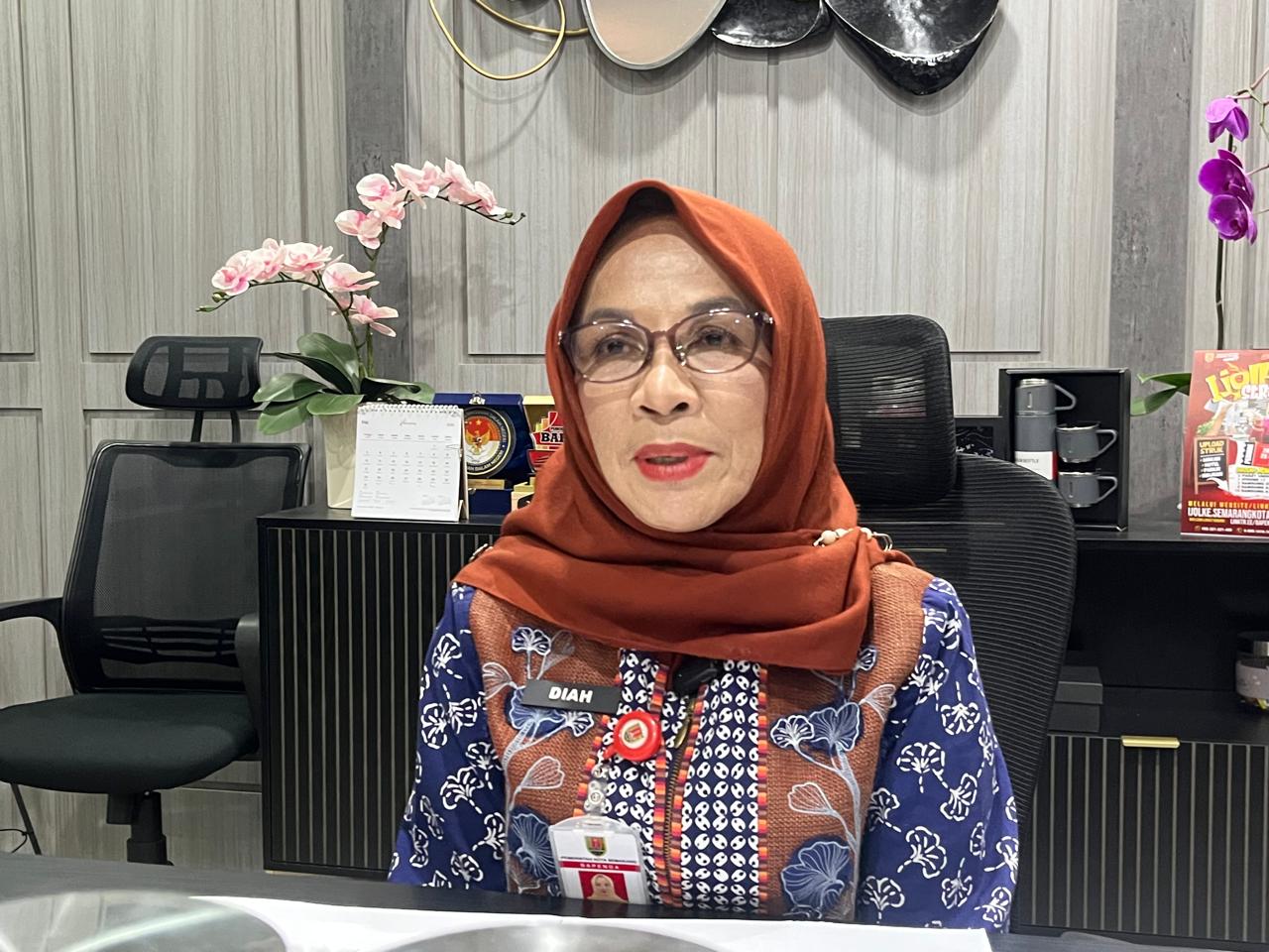 Kepala Bapenda Kota Semarang Diah SUpartiningtias (matasemarang.com/Lia Dina)