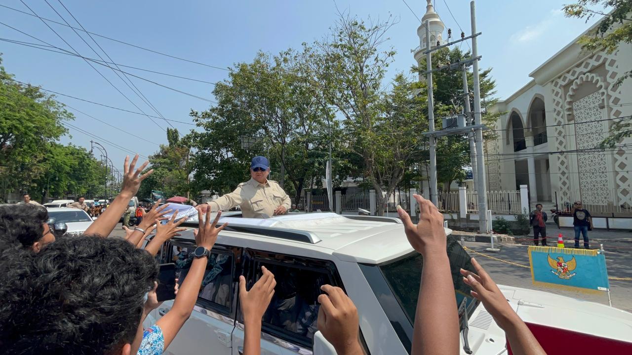 Presiden RI Prabowo Subianto saat berkunjung di Semarang (matasemarang.com/Lia Dina) Presiden RI Prabowo Subianto saat berkunjung di Semarang (matasemarang.com/Lia Dina)