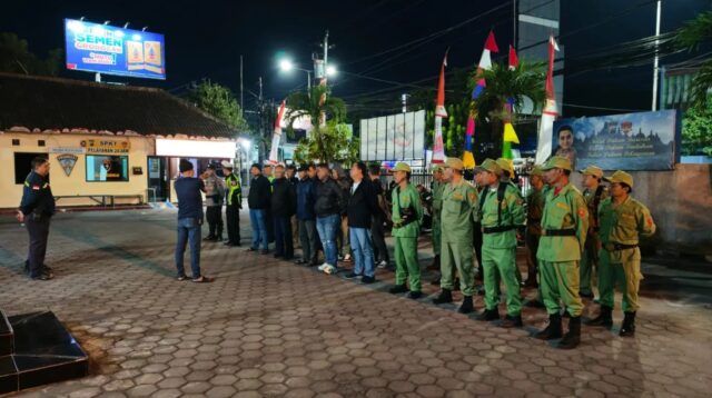 Patroli Polisi dan Linmas di Kecamatan Pedurungan, Kota Semarang, Kamis 24 Juli 2026 (foto: Polsek Pedurungan)