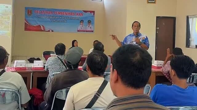 Pelatihan pembenihan ikan Lele, Kamis 23 Juli 2026 (foto: Dinas Perikanan Kota Semarang)