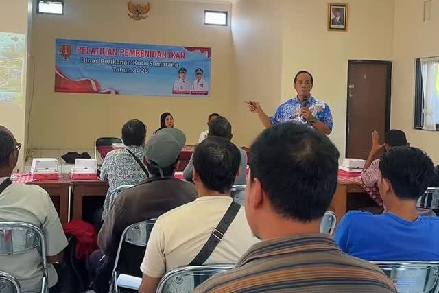 Pelatihan pembenihan ikan Lele, Kamis 23 Juli 2026 (foto: Dinas Perikanan Kota Semarang)