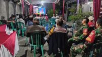 Bhabinkamtibmas dan Babinsa Pedurungan Kidul ikut nobar semifinal Piala Dunia, 16 Juli 2026 (foto: Polsek Pedurungan)