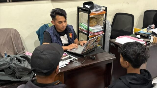 Remaja di Ambarawa diamankan karena bawa sajam diduga akan duel (foto: Polres Semarang)