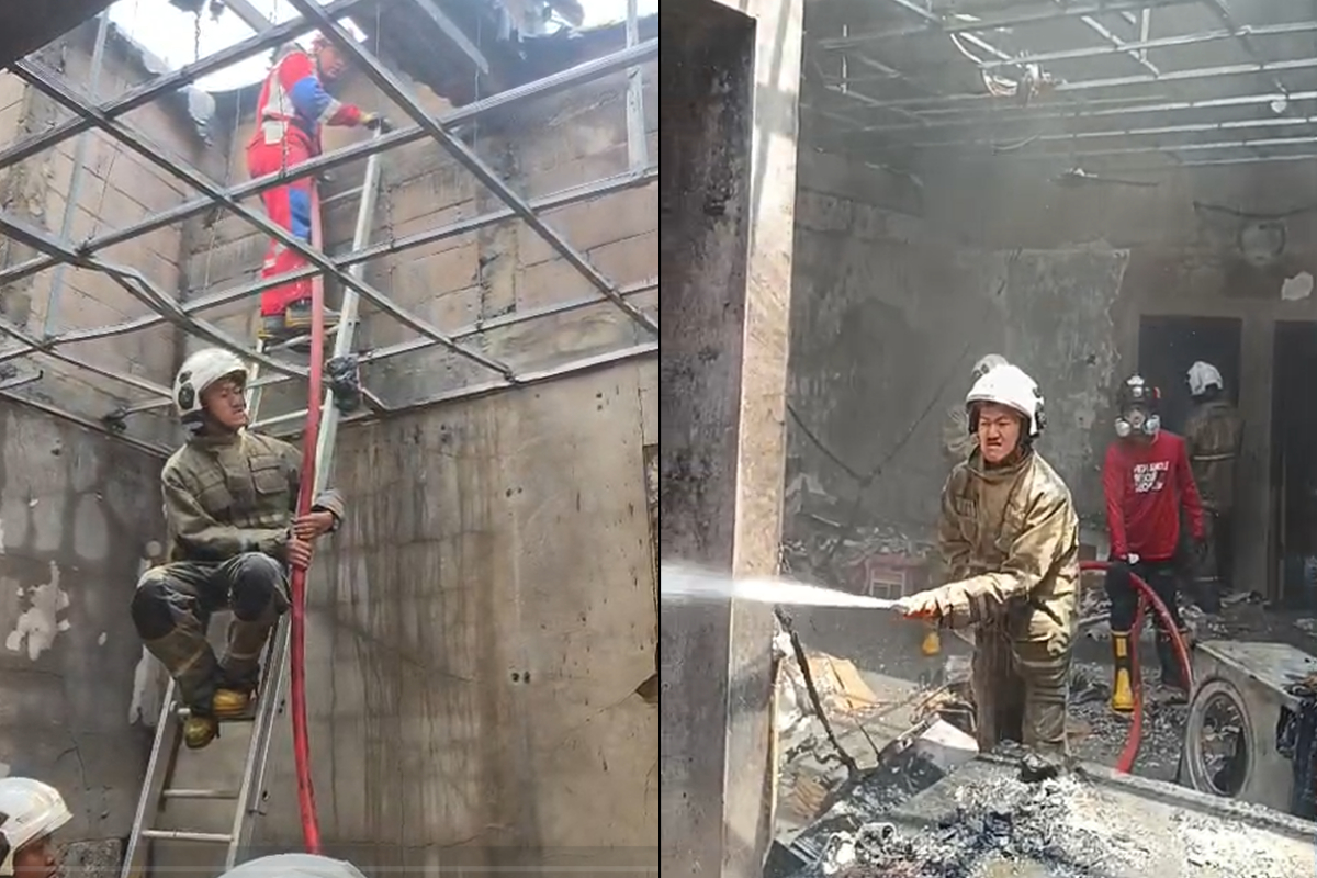 Rumah di Srondol Wetan Banyumanik terbakar pada Kamis 27 Agustus 2026 siang (foto: Dinas Damkar Kota Semarang)