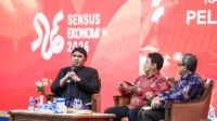 Wagub Jateng Taj Yasin Maimoen dan Wakil Kepala BPS Pusat Sonny Harmadi pada Rakorda Sensus Ekonomi 2026 di Semarang (foto: Pemprov Jateng)