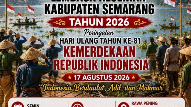 LKK Semarang akan gelar upacara di Rawa Pening pada 17 Agustus 2026