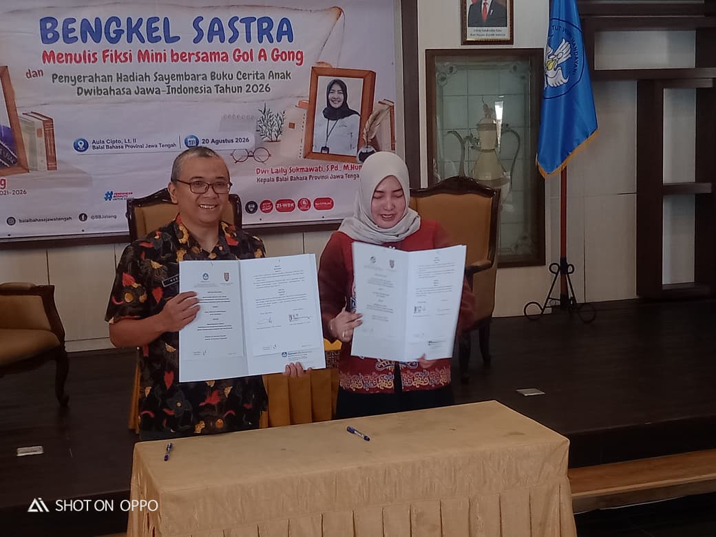 kerjasama dinas arpus dan balai bahasa jateng (matasemarang.com/Lia DIna)