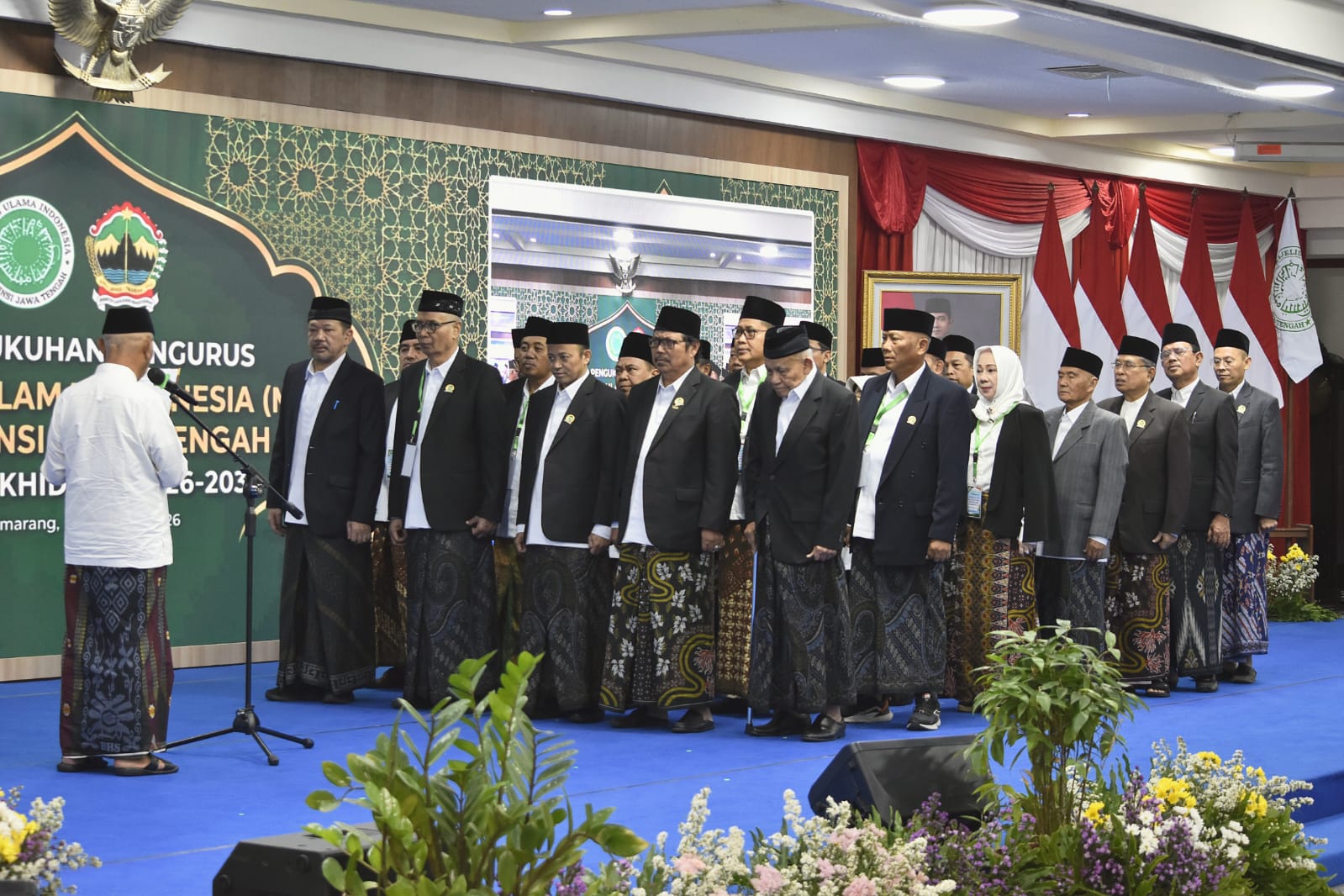 Pengukuhan Pengurus Majelis Ulama Indonesia (MUI) Provinsi Jawa Tengah Masa Khidmat 2026–2031, Senin 24 Agustus 2026 (foto: MUI Jateng)