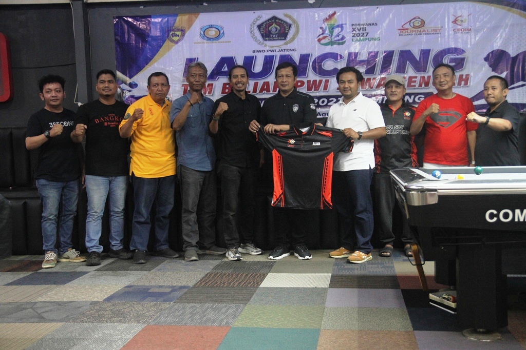 TIm Biliar PWI jateng siap melaju ke Porwanas 2027 (matasemarang.com/Lia DIna)