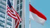 Bendera RI dan AS