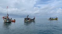 Pencarian nelayan yang hilang di perairan Jepara (foto: Basarnas Semarang) Pencarian nelayan yang hilang di perairan Jepara (foto: Basarnas Semarang)
